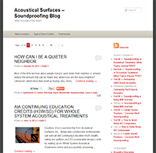 Acoustical Surfaces Soundproofing Blog